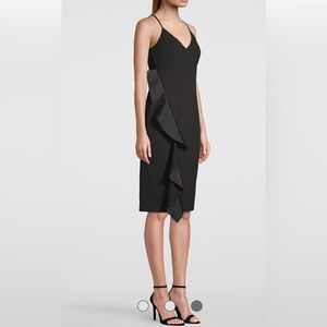 NWT WHBM Midi Slip Dress With Ruffle size 6